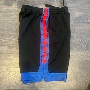 Nike elite Kids Black and Blue Shorts